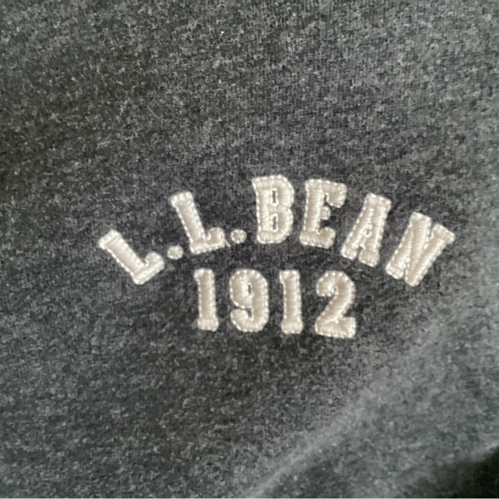 L.L.Bean Sweatshirt Robe, Size L - Picture 4 of 11